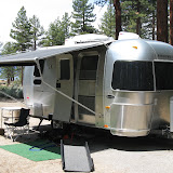 The campsite.. a perfect place in Tahoe.. you can see how close the lake is..