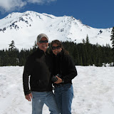 Mt Shasta - I think that's snow..