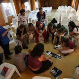 Talleres, conversatorios y charlas del primer día