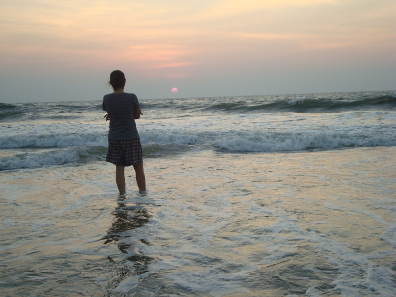 Lost in the sunset at Tannirbhavi Beach - Mangalore Lost in the sunset at Tannirbhavi Beach - Mangalore