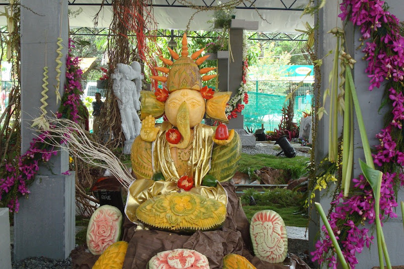 Organic Ganesha at Lalbagh Flower Show