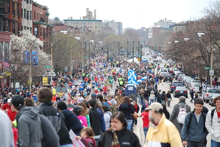 boston marathon finish line. Boston Marathon Race Recap by