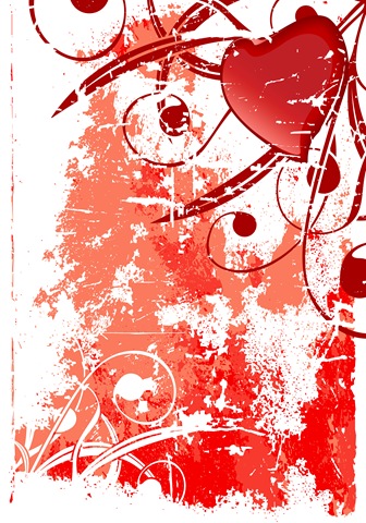 Abstract grunge valentine card Abstract grunge valentine card