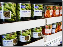Fresh & Easy Store brand canned goods