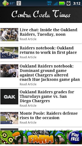 raiders-news for android screenshot