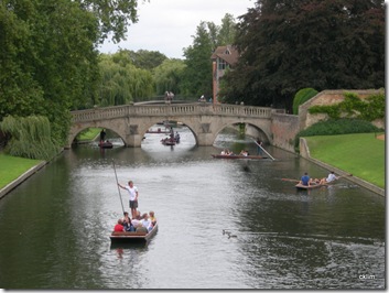 punting on the river cam