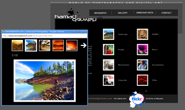 Screenshot do site do Hamad Darwish Screenshot do site do Hamad Darwish