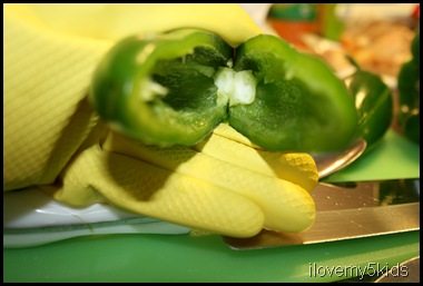 inside of the pepper