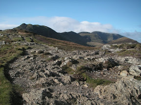 Looking towards Causey Pike and Crag Hill