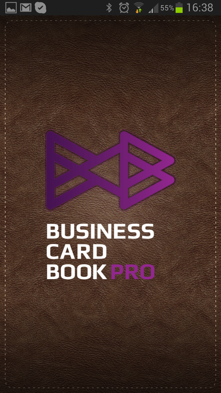Android application Business Card Book PRO screenshort