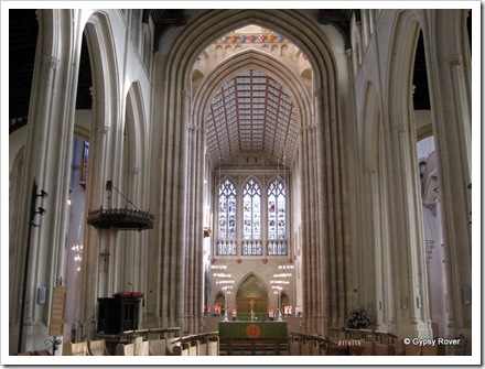 The Altar in St Edmundsbury Cathedral  at Bury St Edmunds.