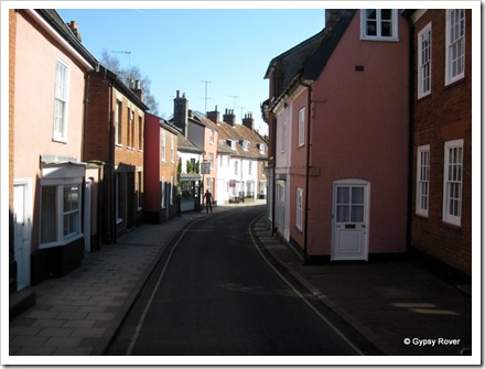 Woodbridge where all the roads are this narrow.