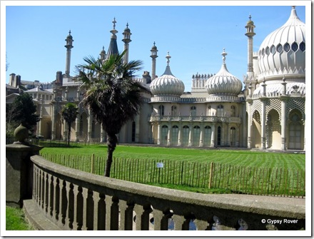 The Royal Pavilion in Brighton. King George IV's holiday home.