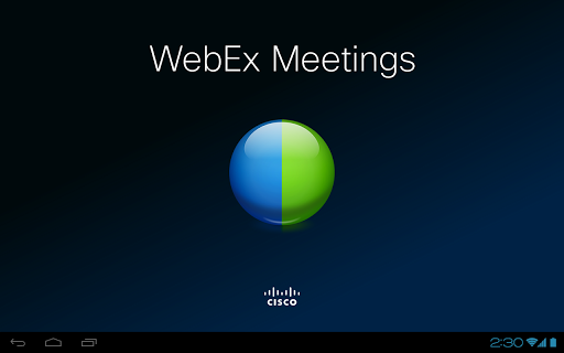 cisco-webex-meetings for android screenshot