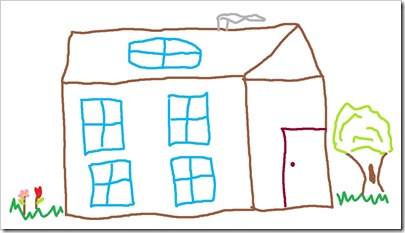drawn house