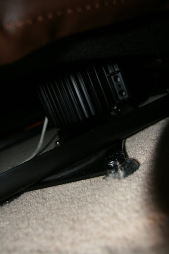 Buttkicker under the sofa