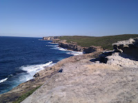 Looking down the upper part of the coast