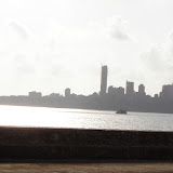 The buildings on the other side of Marine Drive