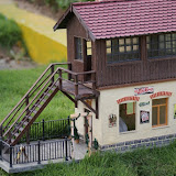 A partially dilapidated cafe?
