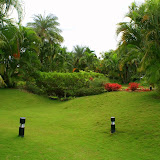 Well manicured gardens are a given at this resort. Any place thats not covered with brick or concrete is turned into a garden.