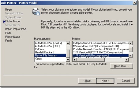 plotter model