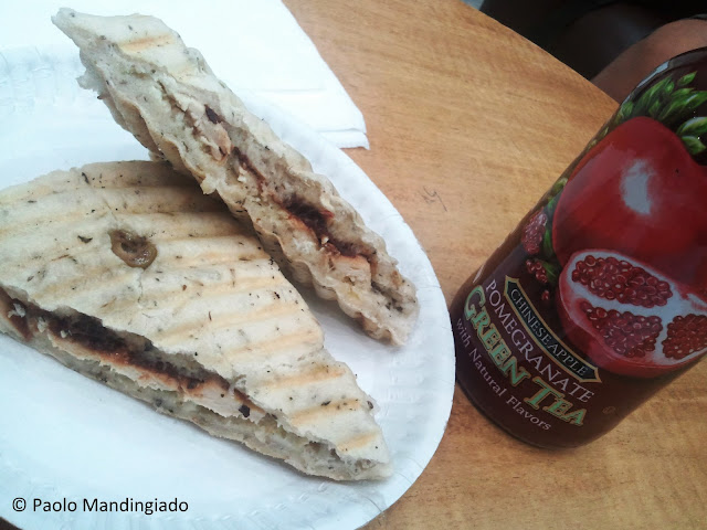 Seattle’s Best’s grilled chicken with cream cheese and tamarind sandwich