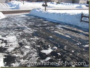 View from the far corner of the driveway