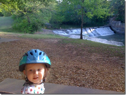 hannah at waterfall