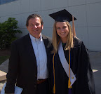 Emily with Father after graduating
