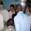 Joe Teaches web design to his pioneer class of students at HINT, Buea
