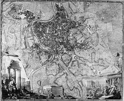 La Nuova pianta di Roma,1748 