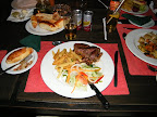 Audi Rump - rump steak with bacon and cheese.