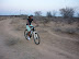 Zoey on her bike.