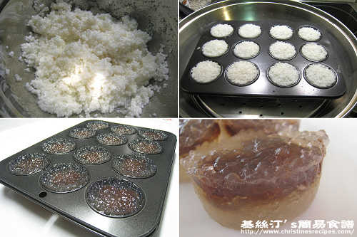 Steamed Tapioca Red Bean Cake Procedures Steamed Tapioca Red Bean Cake Procedures