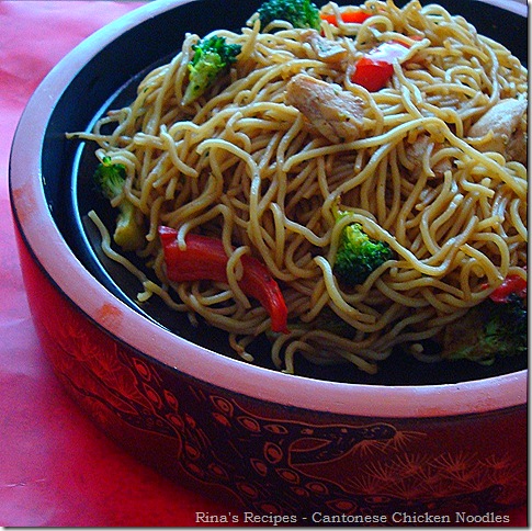 Stir fry chicken noodels 3