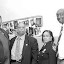 -Damion Reid Photo: Council Member Comrie (2nd left) congratulates the organizers of the recent Stop the Violence Gang Seminar: (l-r) August Martin High School principal, Anthony Cromer; 113th Precinct Deputy Inspector Kristel A. Johnson; and, Assistant Principal Nestor Payne.