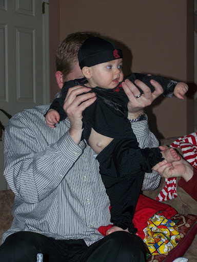 J.R. in his Karate Pajamas
