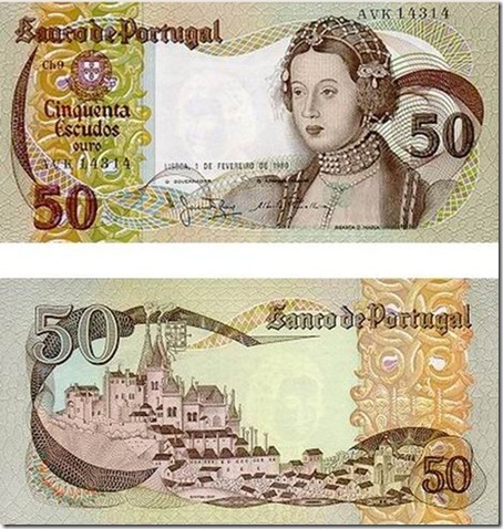 50 escudos infanta d maria santa nostalgia