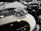 Flip-up gas cap