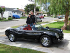 Dwight, Judie and the Spyder.