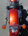 BOLLOX. Candy paint in the sun. 100th Anniversary (2002) sticker on fender. MSS