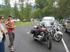 Gawkers at Swan Lake, MT, Huckleberry Festival