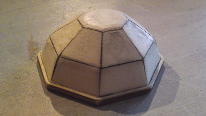 an hollow wooden dome