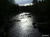 Cold River at sunset