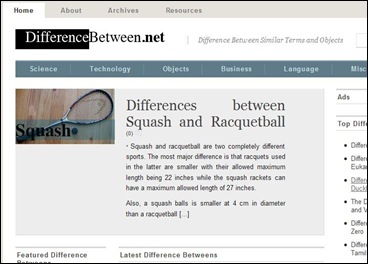 differencebetween