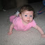 Sophie not quite ready to crawl