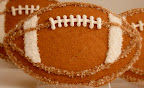 Chocolate Football Cookie