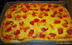 Eggplant pizza - *four* bambino eggplants to left. ;)