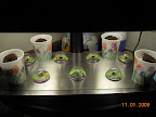 Replanted KRC garden, some passive hydroponic projects in dixie cups.
