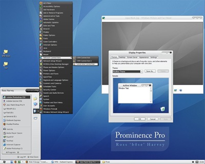 Prominence_Pro,windows style xp theme  download，visual styles，xp佈景主題vista教學下載
